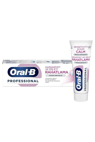Oral-B Professional Hassasiyet Ve Diş Eti Rahatlama Beyazlık Diş Macunu 75 ml
