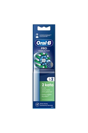 Oral-B Şarjlı Diş Fırçası Yedek Başlığı Cross Action X-Filament 2 adet