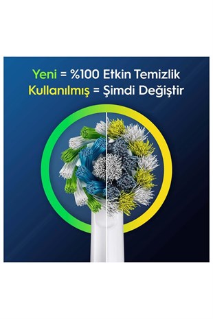 Oral-B Şarjlı Diş Fırçası Yedek Başlığı Cross Action X-Filament 2 adet