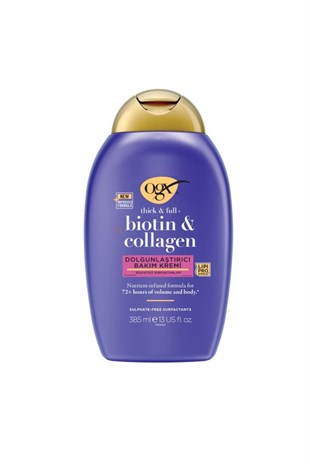 Organix Biotin & Collagen Saç Kremi 385 ml
