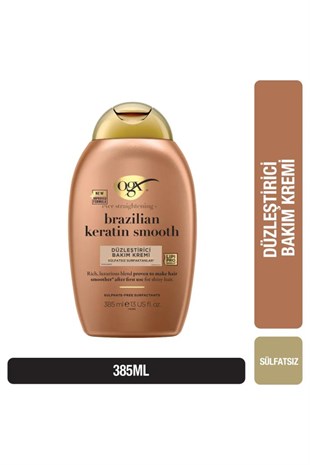 Organix Brazilian Keratin Smooth Düzleştirici Saç Bakım Kremi 385 ml