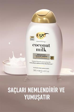 Organix Coconut Milk Besleyici Saç Bakim Kremi 385 ml