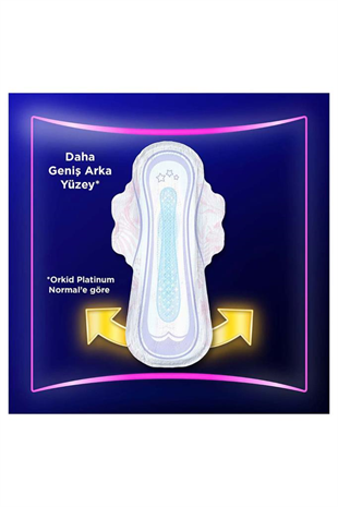 Orkid Platinum Gece Ekstra (BOY 4) 10 Adet Hijyenik Ped