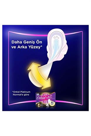 Orkid Platinum Gece Ekstra (BOY 4) 10 Adet Hijyenik Ped