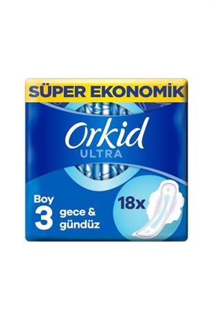 Orkid Ultra Extra Koruma Gece&Gündüz 18 Adet Hijyenik Ped 