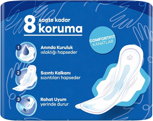 Orkid Ultra Gece&Gündüz 3Lü Koruma 6 Adet Kadın Hijyenik Ped