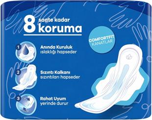 Orkid Ultra Gece&Gündüz 3Lü Koruma 6 Adet Kadın Hijyenik Ped