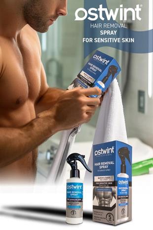 Ostwint Hassas Cilter İçin Erkek Tüy Dökücü Sprey 150 ML