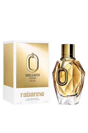 Paco Rabanne Million Gold For Her EDP 90 ml Refillable Kadın Parfüm