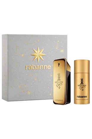 Paco Rabanne One Million EDT 100 ml Erkek Parfüm Seti