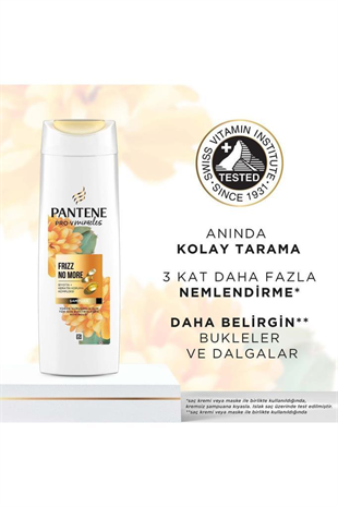Pantene PRO-V Frizz No More Elektriklenme Karşıtı Şampuan 325 ml