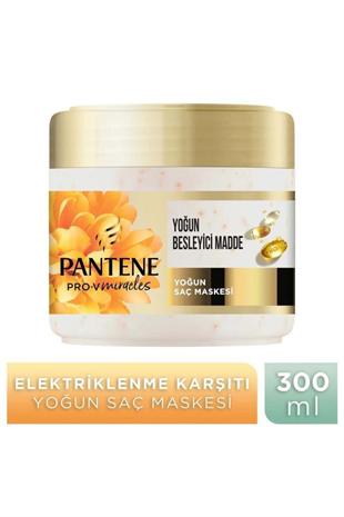 Pantene PRO-V Frizz No More Elektriklenme Karşıtı Saç Maskesi 300 ml