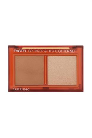 Pastel Bronzer&highlighter Set Sun Kissed - Bronzlaştırıcı Ve Aydınlatıcı 01 Natural Bronze & Soft Glow