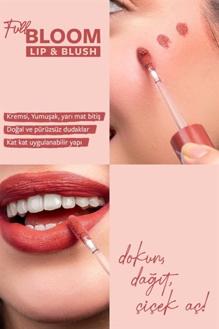 Pastel Full Bloom Lip & Blush No: 78 Sienna Dudak Ve Yanak Renklendirici