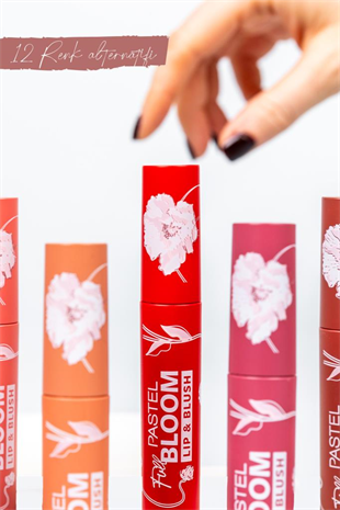 Pastel Full Bloom Lip & Blush No: 80 Blossom Dudak ve Yanak Renklendirici 