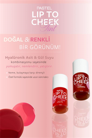 Pastel Lip To Cheek Tint 01 Carmen Allık