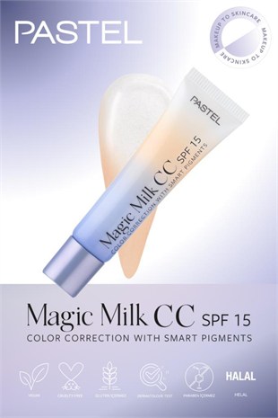 Pastel Magic Milk Color Correction 50 Light Medium CC Krem