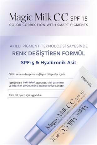 Pastel Magic Milk Color Correction 50 Light Medium CC Krem