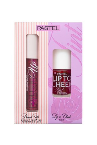 Pastel Plump Up Dudak Parlatıcısı 207 Mariposa&Lip To Cheek Tint 01 Carmen