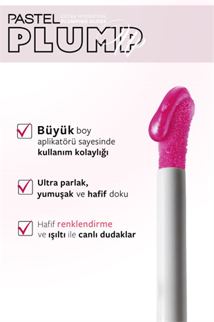 Pastel Plump Up Extra Hydrating Gloss 207 Mariposa