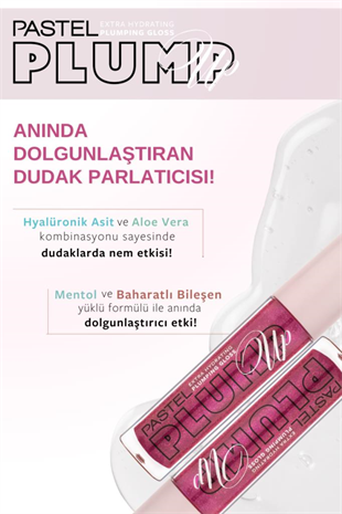 Pastel Plump Up Extra Hydrating Gloss 207 Mariposa