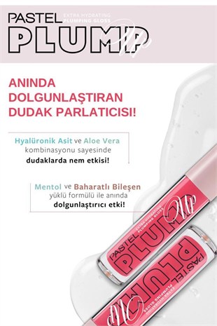 Pastel Plump Up Gloss 204 Spicy Sweet- Dolgunlaştırıcı Dudak Parlatıcısı