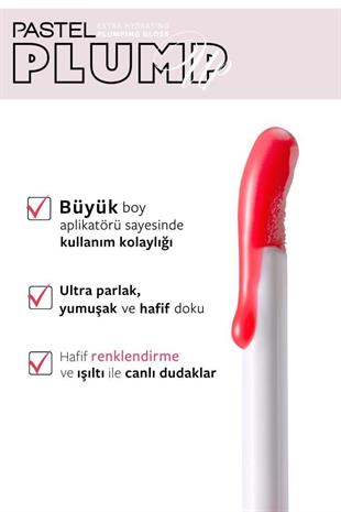 Pastel Plump Up Gloss 204 Spicy Sweet- Dolgunlaştırıcı Dudak Parlatıcısı