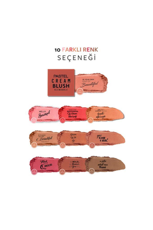 Pastel Pro Fashion Cream Blush Blendable 42 Rosery Allık