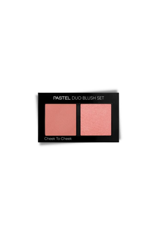 Pastel Profashıon Duo Blush Set Cheek To Cheek No:10 Hot Pink