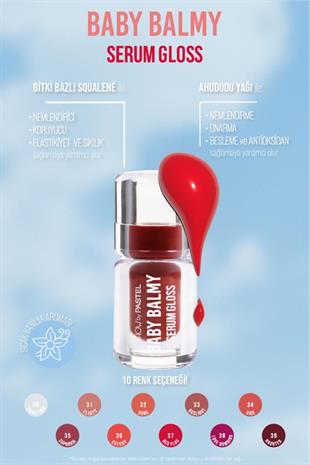 Pastel Show By Baby Balm Serum Gloss 37 Red Flag Dudak Parlatıcısı