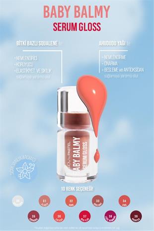 Pastel Show By Baby Balm Serum Gloss 32 Dune Dudak Parlatıcısı 