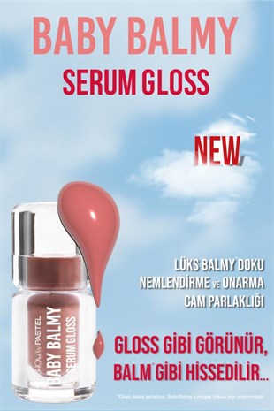 Pastel Show By Baby Balm Serum Gloss 33 Gaslight Dudak Parlatıcısı