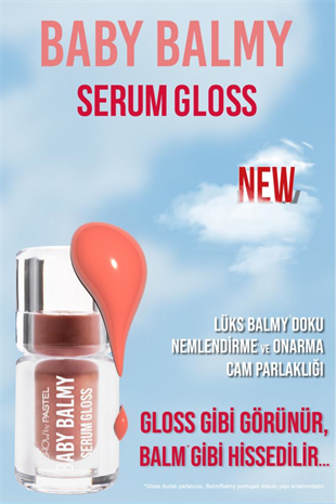 Pastel Show By Baby Balm Serum Gloss 32 Dune Dudak Parlatıcısı 
