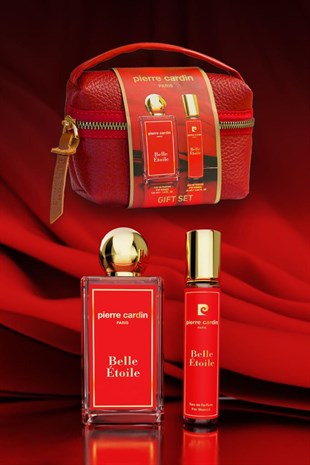 Pierre Cardin Belle Etoile EDT 100+20 ml Kadın Parfüm Çantalı Hediye Seti 