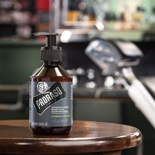 Proraso Beard Wash Shampoing Cypress&Vetyver 200 ml Sakal Şampuanı