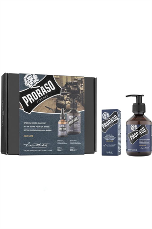 Proraso Special Beard Care Set Azur Lime 200 ml Sakal Bakım Set 