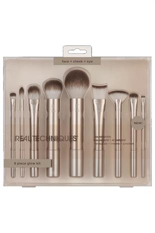 Real Techniques Al Natural 9 Piece Glow Kit -RT4266 Makyaj Fırça Seti