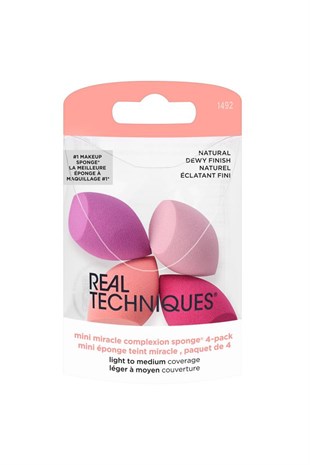 Real Techniques Miracle Complexion Sponge 4lü Mini Makyaj Süngeri