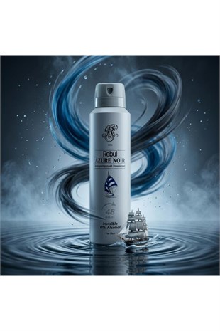 Rebul Azure Noir Erkek Sprey Deodorant 150 ml 