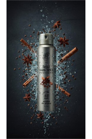Rebul Dark Spice Erkek Sprey Deodorant 150 ml 