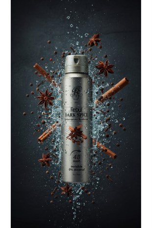 Rebul Dark Spice Erkek Sprey Deodorant 150 ml 