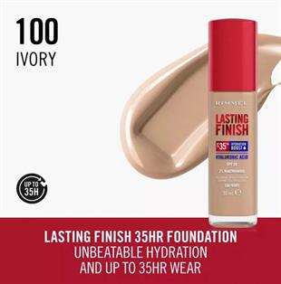 Rimmel London Lasting Finish Foundation 100 Ivory