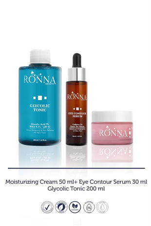 Ronna Beauty Dolgun Göz Altı Ve Cilt Sıkılaştırıcı Bakım Seti 