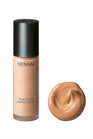 Sensai Fluid Finish Lasting Velvet Fondöten FV204 Almond Beige 30 ml