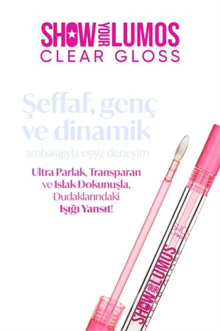 Show By Pastel Dudak Parlatıcısı&Transparan Kaş ve Kirpik Maskarası