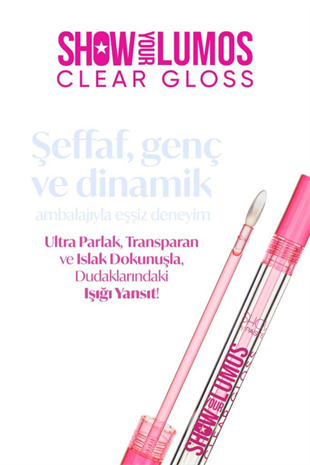 Show By Pastel Dudak Parlatıcısı&Transparan Kaş ve Kirpik Maskarası