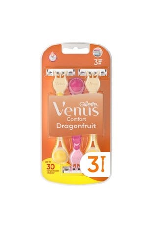 Simply Venus 3 Dragonfruit Kullan At Tıraş Bıçağı 3 Adet