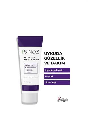 Sinoz Besleyici Gece Bakım Kremi 50 ML