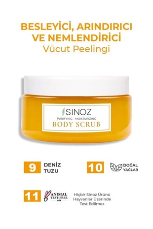 Sinoz Body Scrub Gold Aura Vücut Peelingi 250 ml