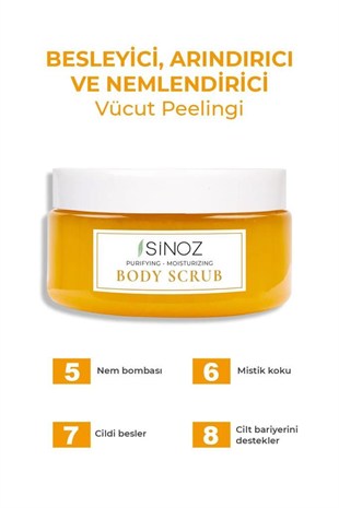 Sinoz Body Scrub Gold Aura Vücut Peelingi 250 ml